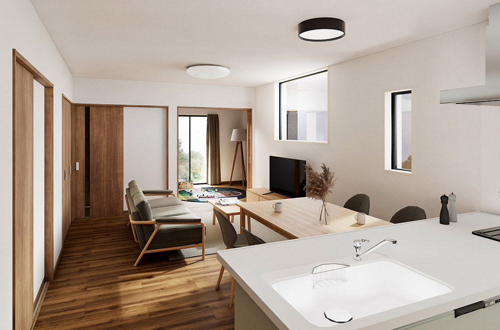 プラン例/内観パース