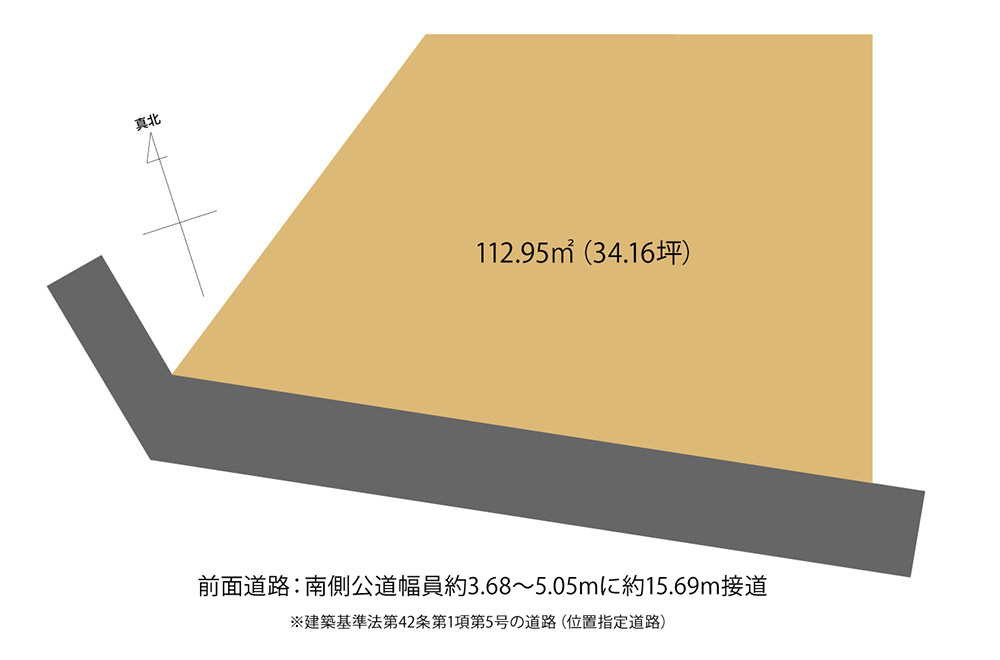 P-TELAS和白3丁目　区画図
