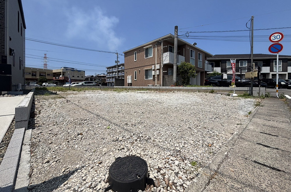 大分市牧の建築条件なし土地「牧1丁目（1号地）」