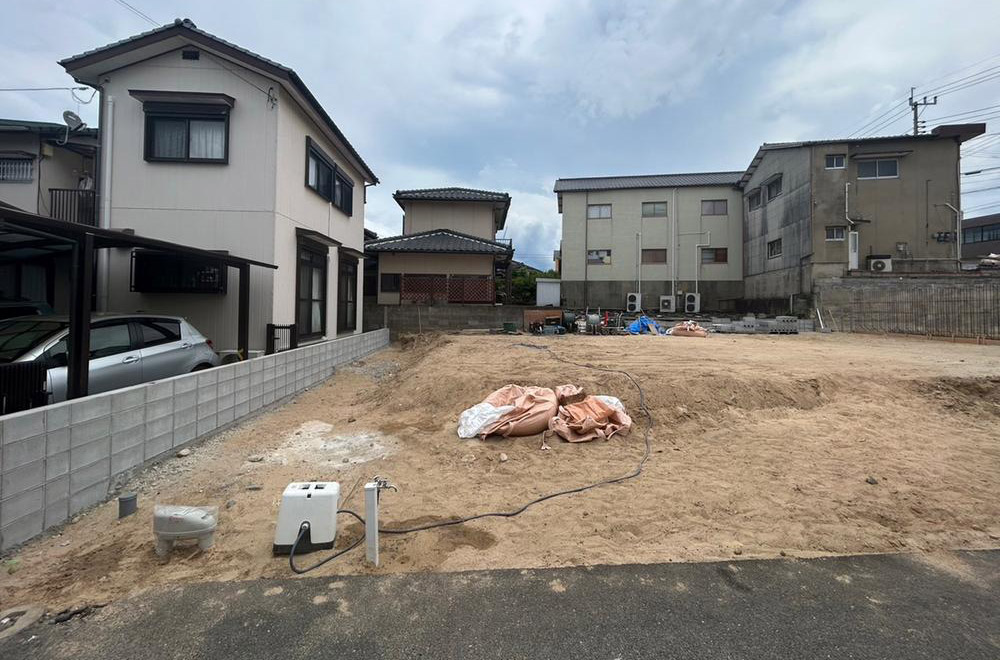 新築戸建て　花見東1丁目　現地