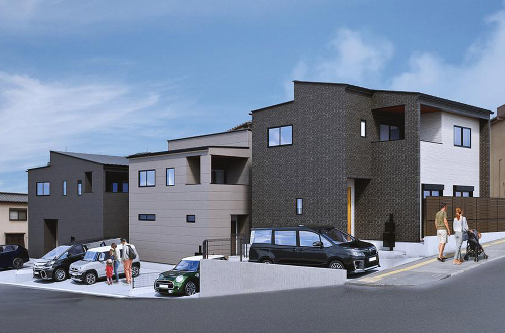 新築戸建て 花見東1丁目 全体外観イメージ