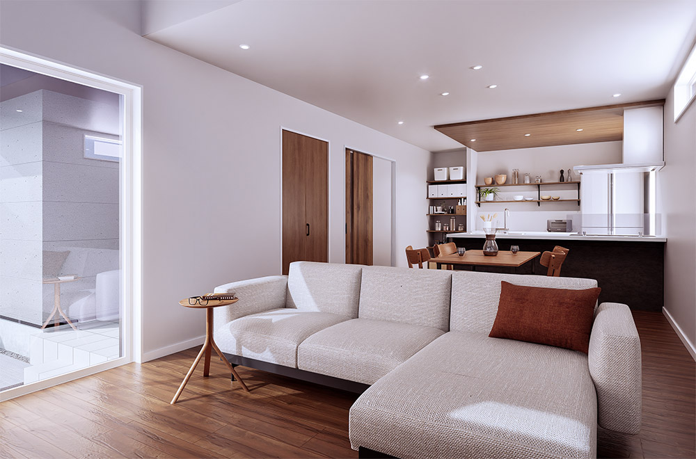 （プラン例）施工事例　内観パース