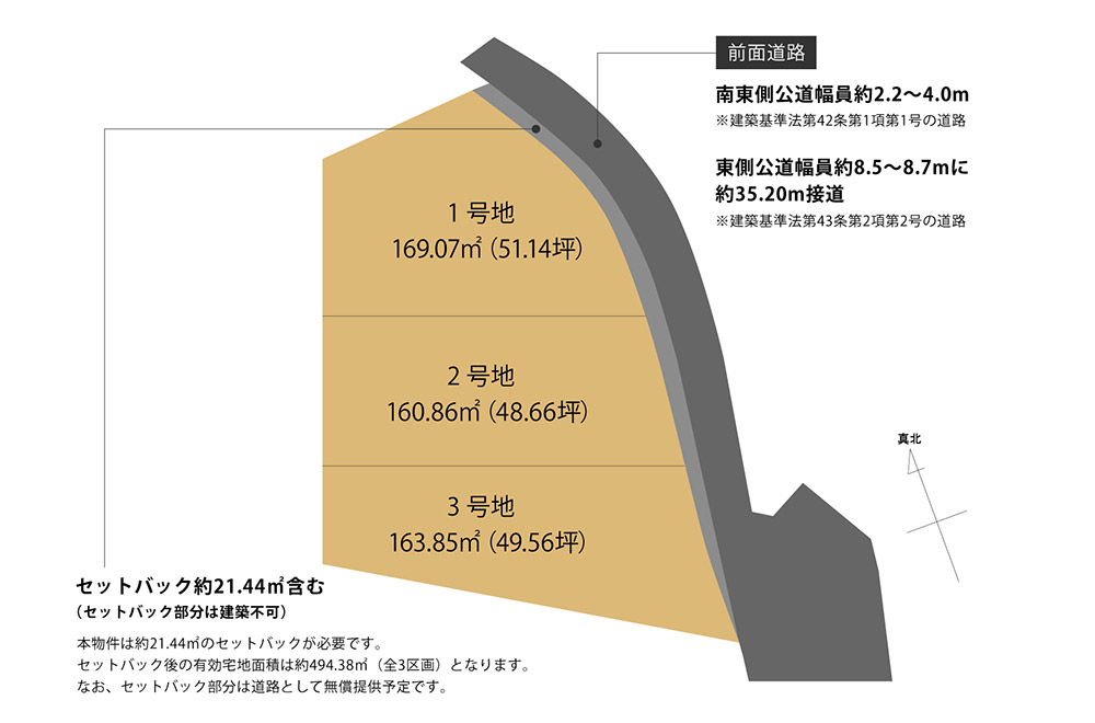 福岡県春日市の建築条件なし土地「小倉6丁目」