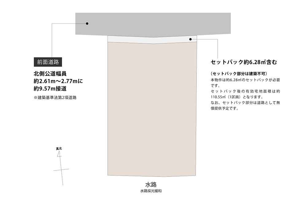 福岡市西区の建築条件なし土地「姪の浜3丁目Ⅲ」