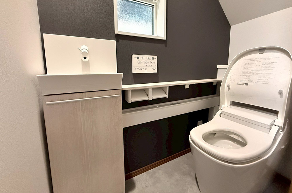 福岡県大野城市新築戸建て「乙金東3丁目」トイレ/2号地