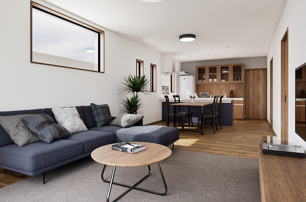 新築戸建て　牧1丁目　LDKイメージ