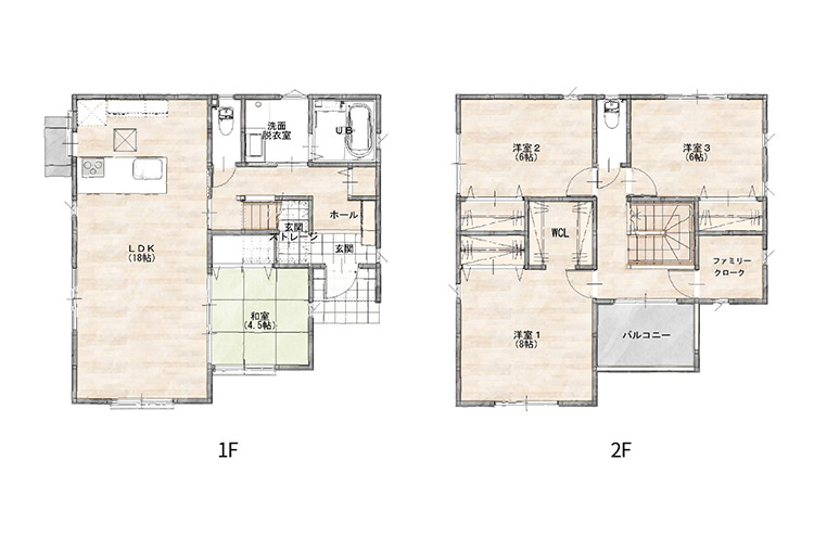 南津留　間取り図