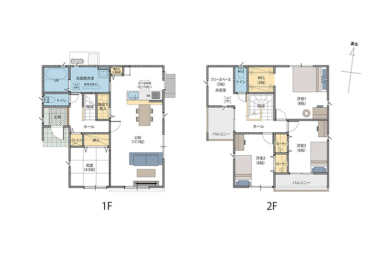 三佐2丁目（2号地）間取り図