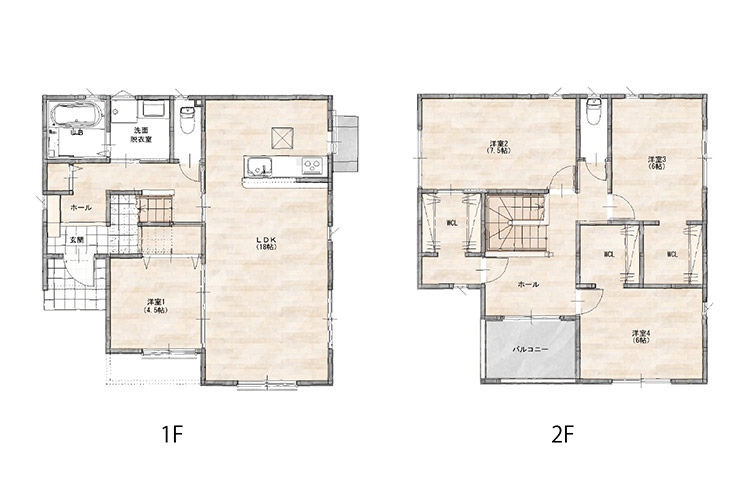 森町Ⅱ　間取り図