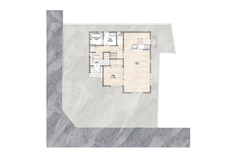 森町Ⅱ　敷地図