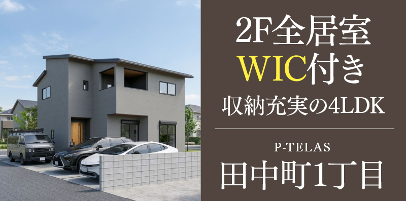 大分市の新築一戸建て「P-TELAS田中町1丁目」