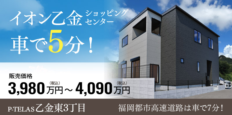 福岡県大野城市の新築一戸建て「P-TELAS乙金東3丁目」