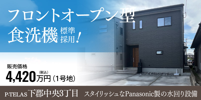 大分市の新築一戸建て「P-TELAS下郡中央3丁⽬」
