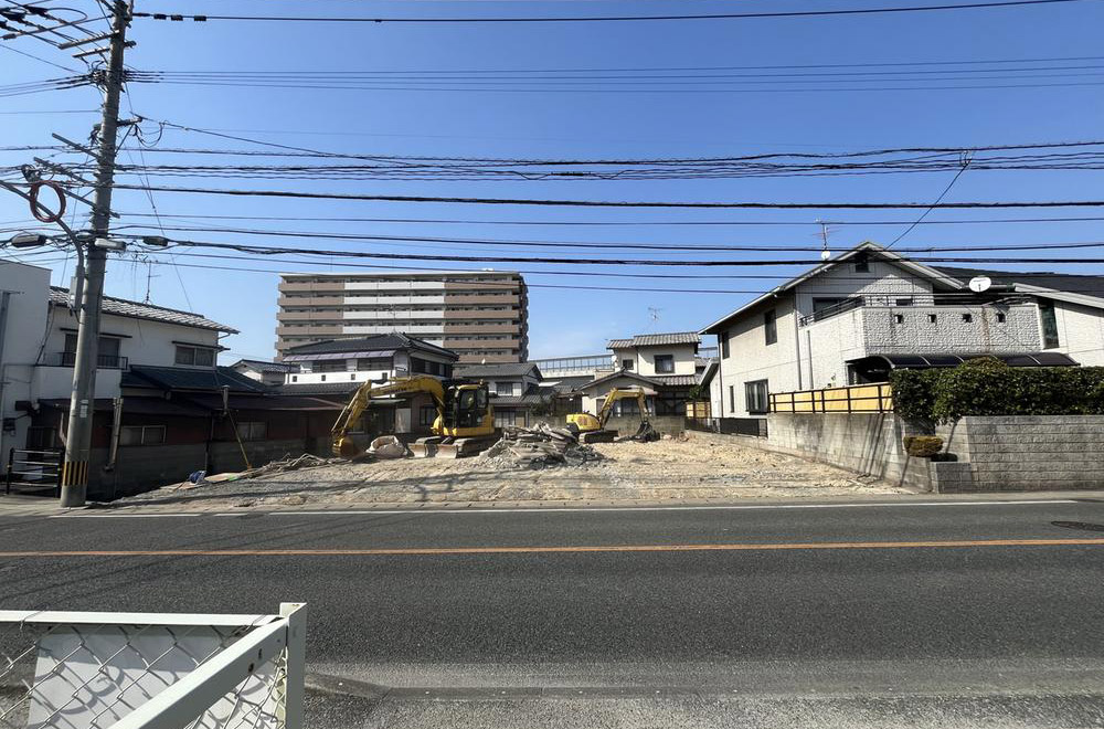 新築戸建て　賀茂2丁目　現地（2025年3月）撮影