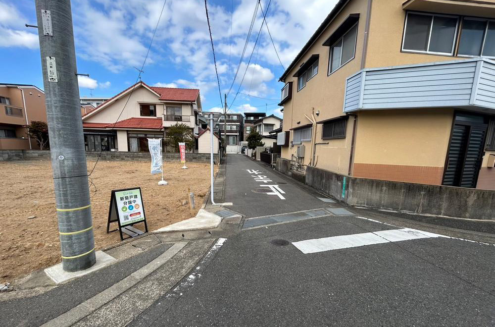 新築戸建て　唐原1丁目　現地（2025年2月）撮影