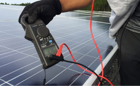 清武町発電所様（ソーラーパネル取替工事）