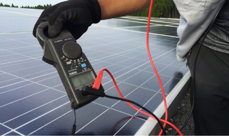 清武町発電所様(ソーラーパネル取替工事)