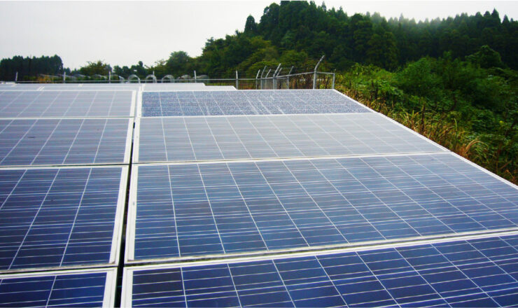 清武発電所様(ソーラーパネル取替工事)