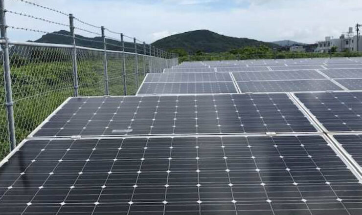 福岡県発電所(ソーラーパネル取替工事)