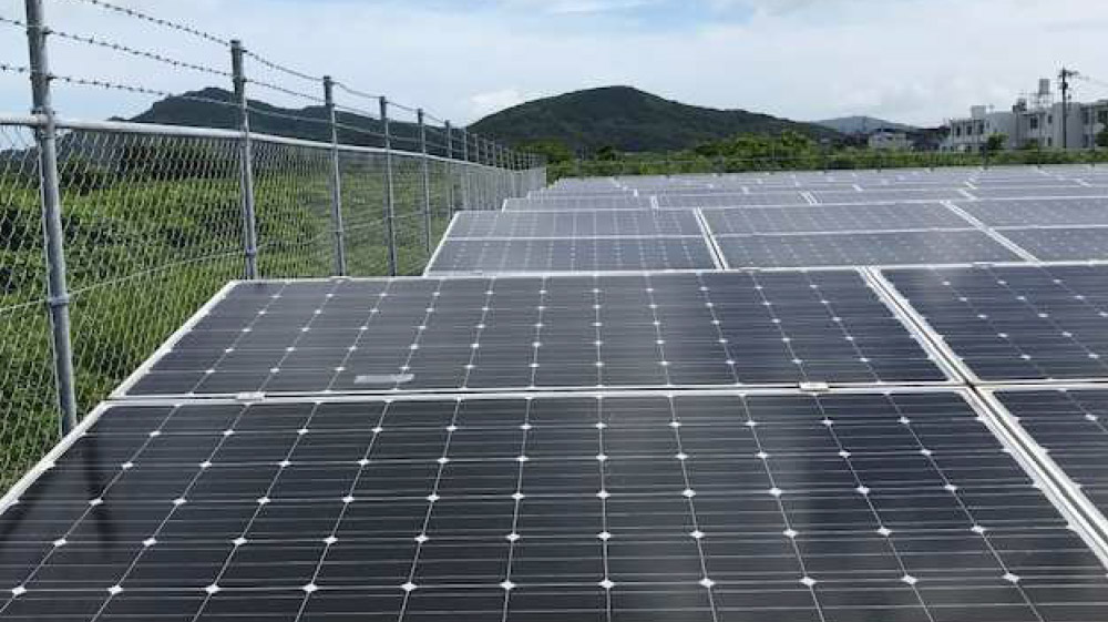 福岡県発電所（ソーラーパネル取替工事）
