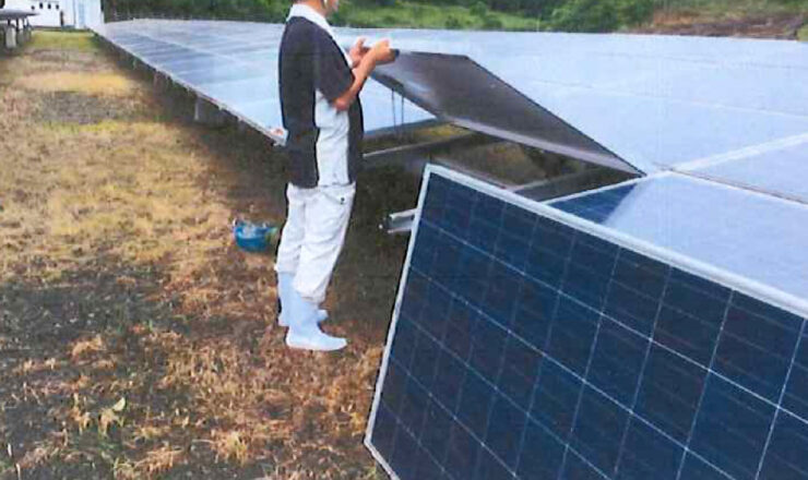 入来・下殿発電所(ソーラーパネル取替工事)