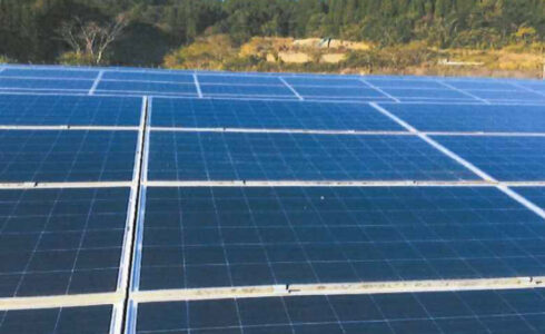 入来発電所（ソーラーパネル取替工事）