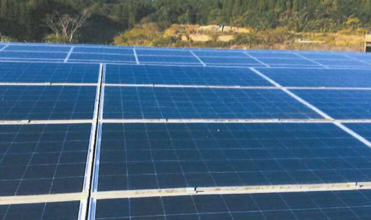 入来発電所(ソーラーパネル取替工事)