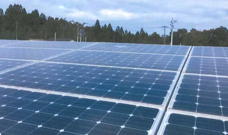 羽月発電所(ソーラーパネル取替工事)
