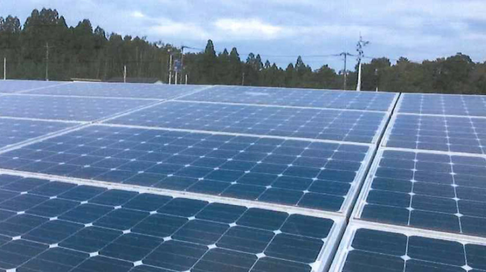 羽月発電所（ソーラーパネル取替工事）