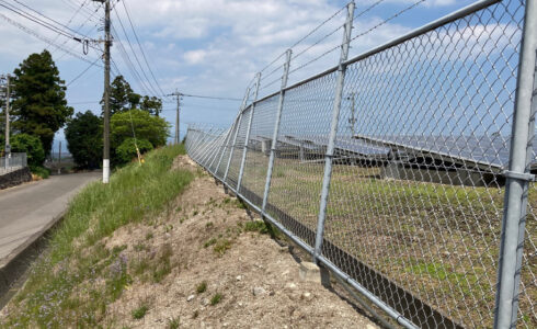 島原発電所（太陽光発電所フェンス補修工事）