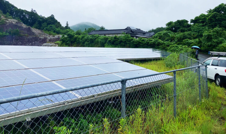 武雄発電所(侵入検知センサー取付工事)
