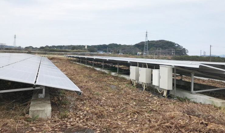 福岡県発電所(除草作業)