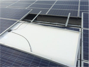 太陽光発電　施工写真1