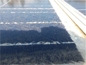 太陽光発電　施工写真1