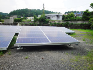 太陽光発電　施工写真1