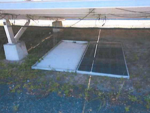 太陽光発電　施工写真1