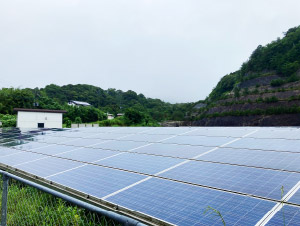 太陽光発電　施工写真1
