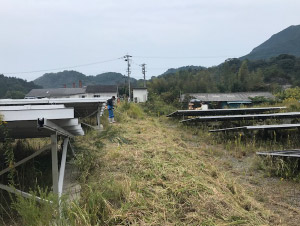 太陽光発電　施工写真1