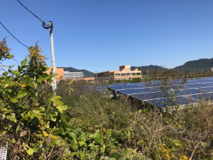 太陽光発電　施工写真1
