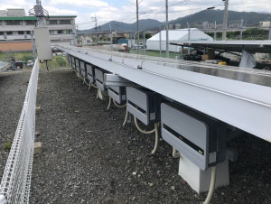 太陽光発電　施工写真1