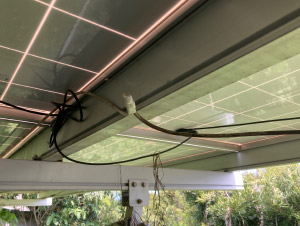 太陽光発電　施工写真1